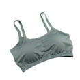 thumbnail image 1 of Grofry Women Breathable Stretch Push Up Brassiere Sport Bra Running Vest Underwear Gray, 1 of 7