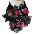 thumbnail image 1 of Grofry Women Collar Scarf,Big Flower Breathable Collar Scarf Neckerchief Ring Neck Wrap, 1 of 8