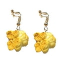 thumbnail image 1 of Grofry Women Earring,Funny Popcorn Food Dangle Ear Clip Hook Earrings Party Club Jewelry Gift Caramel Ear Clip, 1 of 8