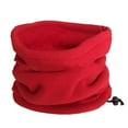 thumbnail image 1 of Grofry Women Gaiter Hat,Unisex Winter Outdoor Solid Soft Thick Fleece Neck Warmer Cover Hat, 1 of 7