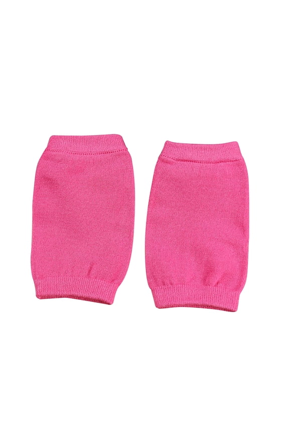 Women Leg Warmer Protector,All-match Thermal Knee Sleeve Knee Brace Pad Plain Rose Red