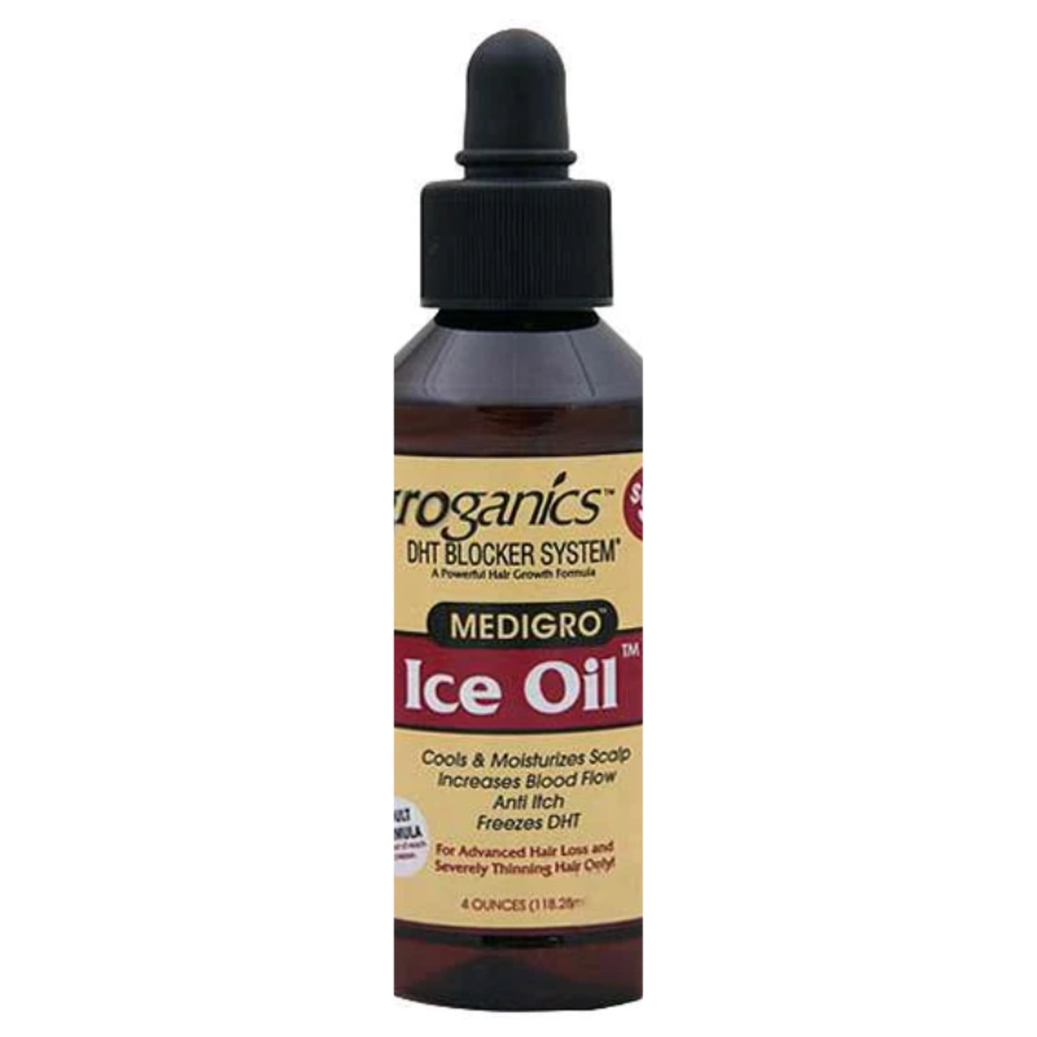 Groganics DHT Ice Oil Scalp Moisturizer, 4 oz - Walmart.com