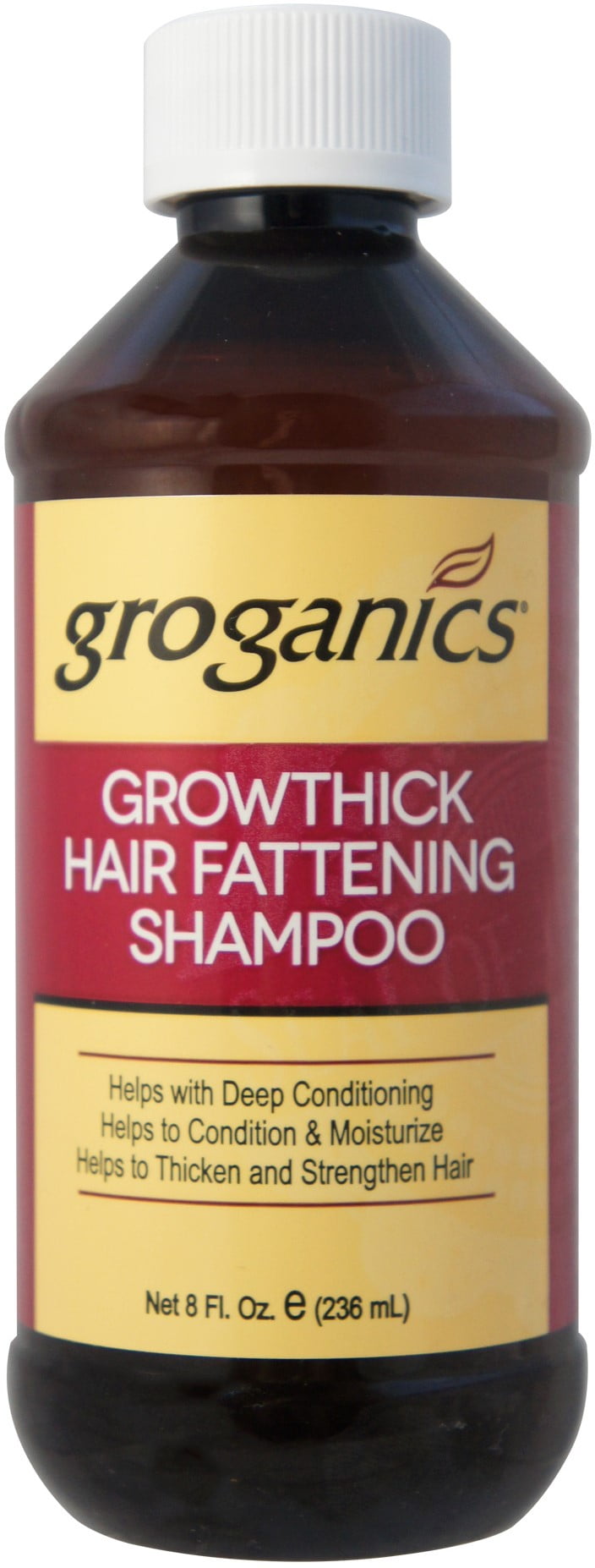 Groganics Growthick Shampoo – Verdickendes Shampoo Für Dünner Werdendes Haar, 8 Oz