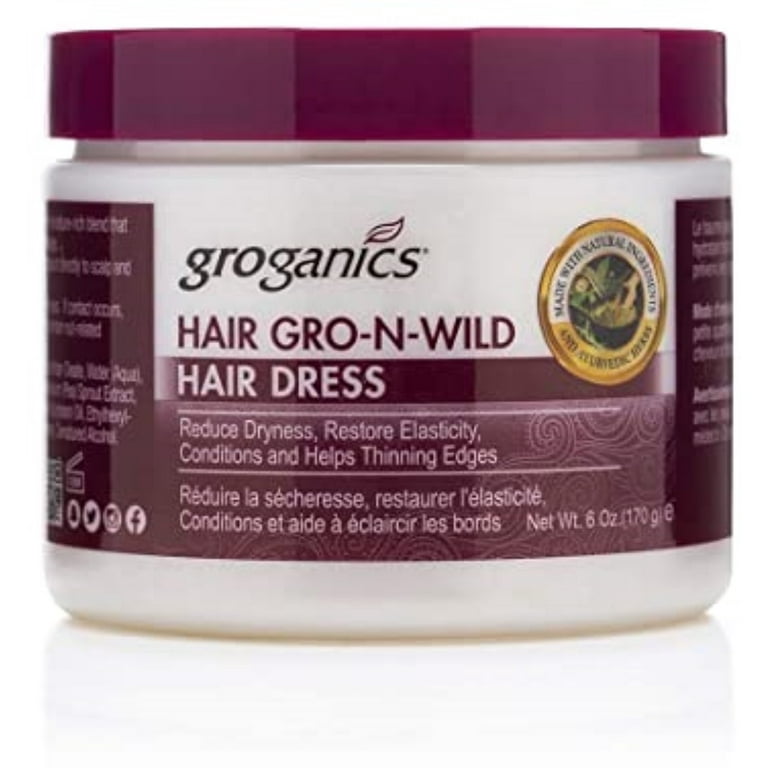 GROGANICS Hair Gro-n-Wild Hair Dress (6oz) GROGANICS Hair Gro-n-Wild Hair Dress (6oz)