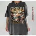 thumbnail image 1 of Grogu Retro Bootleg Graphic T-Shirt Comfort Colors Soft and Stylish Tee for Everyday Wear, 1 of 4