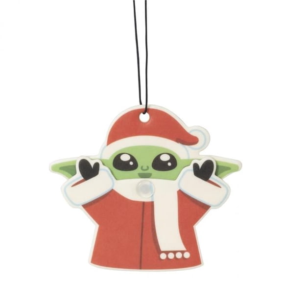 Grogu The Child Santa Wiggler Air Freshener - Green - Pack of 1 - Festive Design