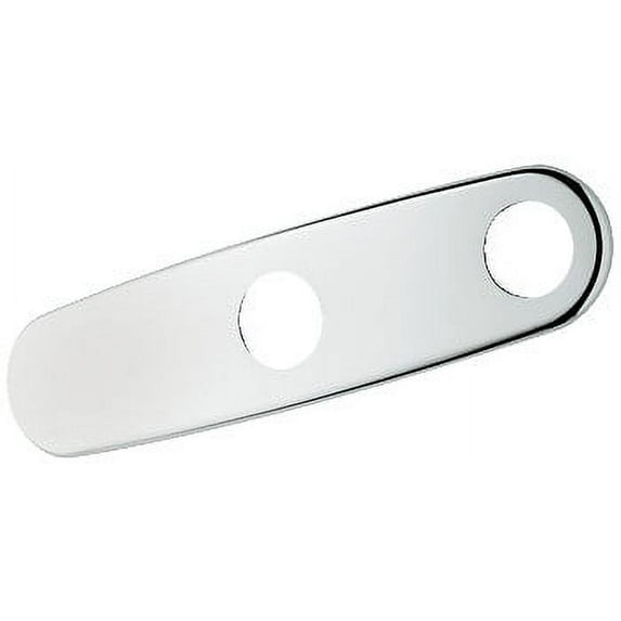 Grohe 07 555 Two-Hole 10" Escutcheon - Chrome