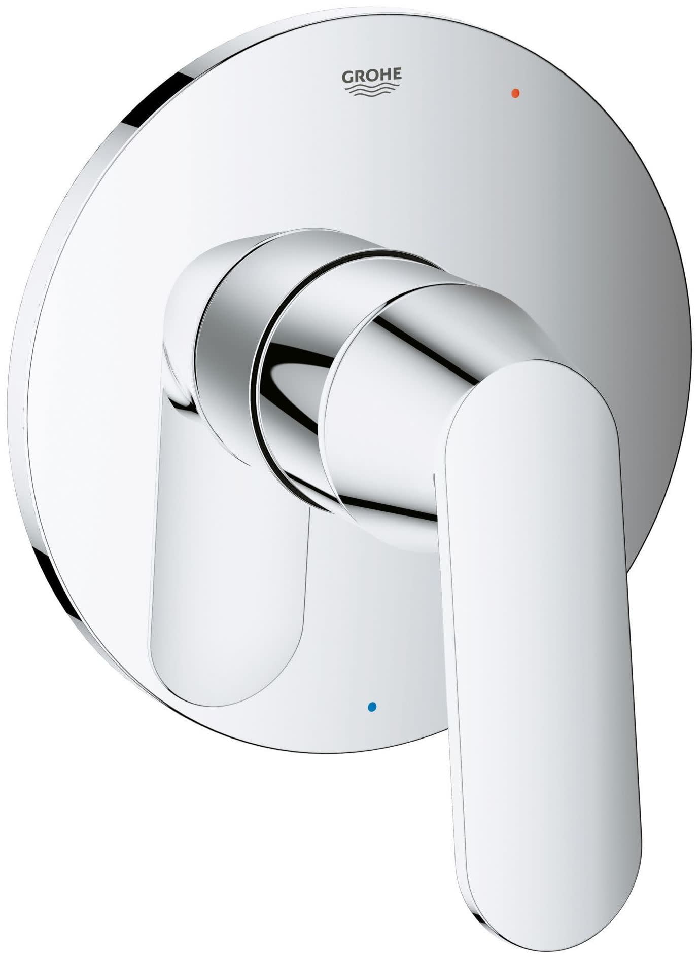 Polished Chrome Wall-Mounted Pressure Balance Valve