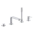 thumbnail image 1 of Grohe Lineare 19577A01 4-Hole Single-Handle Deck Mount Roman Tub Faucet with 1.75 GPM Hand Shower in Grohe Hard Graphite, 1 of 5