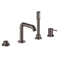 thumbnail image 1 of Grohe Essence 19578A0A 4-Hole Single-Handle Deck Mount Roman Tub Faucet with 1.75 GPM Hand Shower in Grohe Hard Graphite, 1 of 4