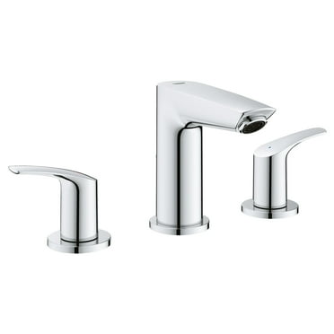 Grohe 20 294 3 Eurosmart 1.2 GPM Deck Mounted Widespread Bathroom Faucet - Chrome