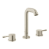 Grohe Essence 20297ENA 8-inch Widespread 2-Handle M-Size Bathroom Faucet 1.2 GPM in Grohe Brushed Nickel