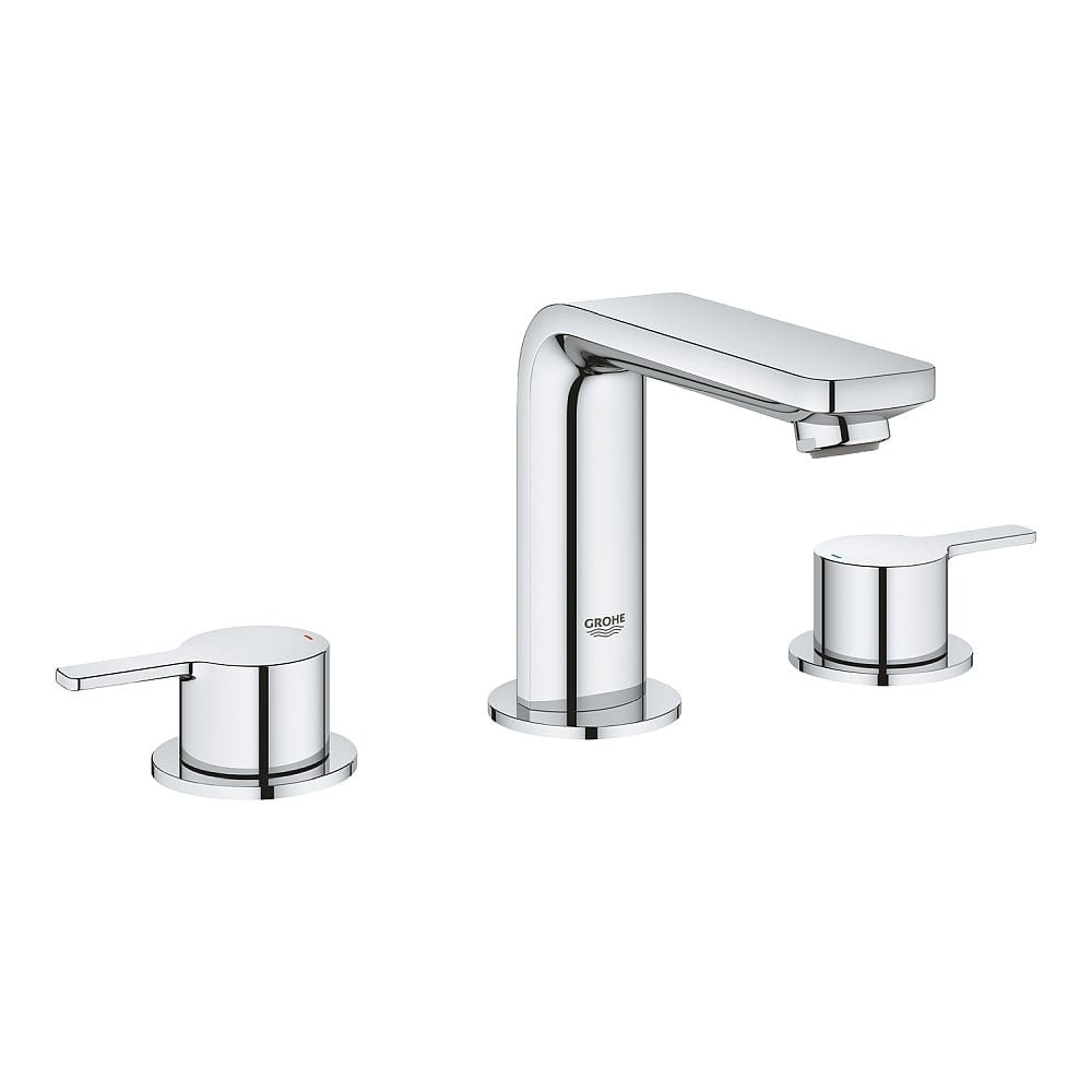 Lineare Minimalist Chrome Double-Handle Bathroom Faucet