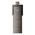 thumbnail image 1 of Grohe Eurocube 23129A0A Single Hole Single-Handle S-Size Bathroom Faucet 1.2 GPM in Grohe Hard Graphite, 1 of 5
