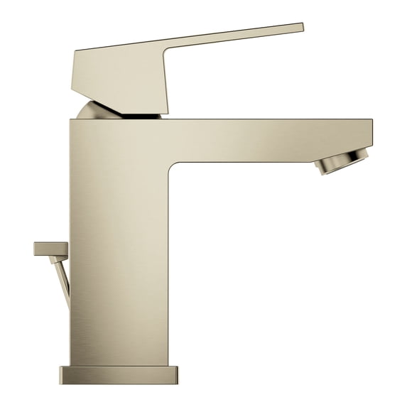 Grohe Eurocube 23129ENA Single Hole Single-Handle S-Size Bathroom Faucet 1.2 GPM in Grohe Brushed Nickel