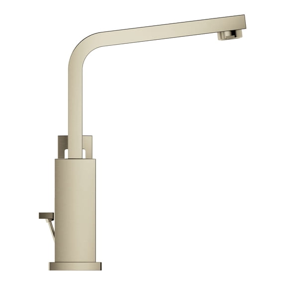 Grohe Eurocube 23184ENA Single Hole Single-Handle L-Size Bathroom Faucet 1.2 GPM in Grohe Brushed Nickel