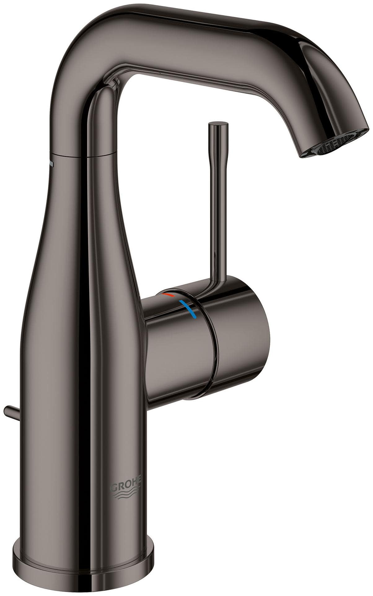 Essence Modern Black Brass Single-Hole Bathroom Faucet