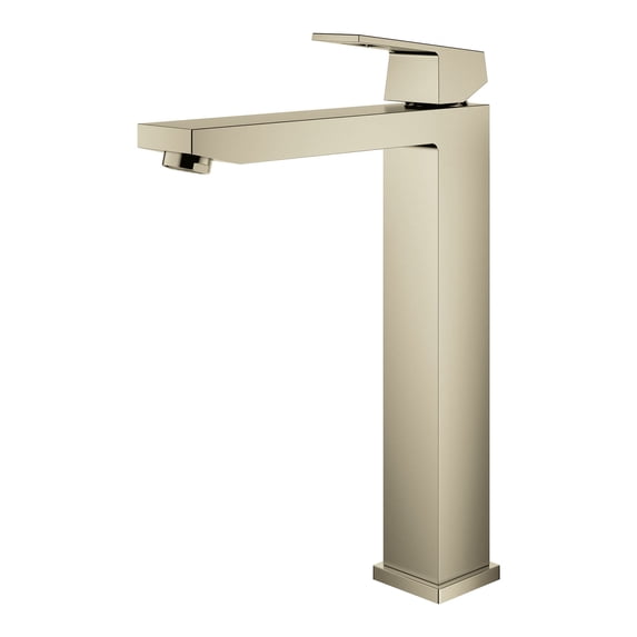 Grohe Eurocube 23671EN0 Single Hole Single-Handle Deck Mount Vessel Sink Faucet 1.2 GPM in Grohe Brushed Nickel
