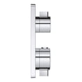 thumbnail image 1 of Grohe Grohtherm 24110A00 Single Function 2-Handle Thermostatic Valve Trim in Grohe Hard Graphite, 1 of 5
