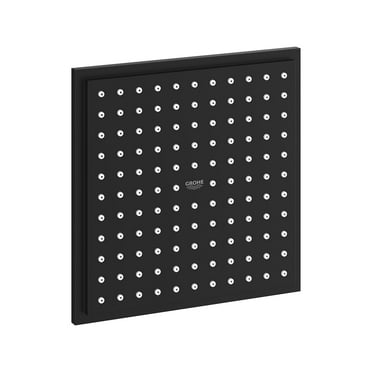 Grohe 26 468 Euphoria 1.8 GPM Single Function Rain Shower Head - Black