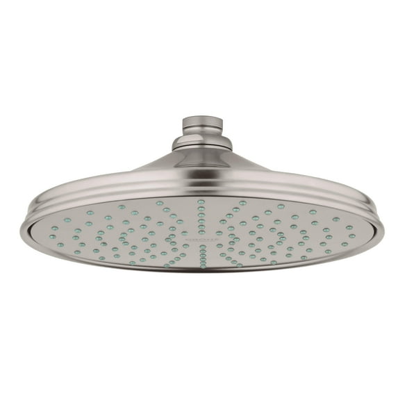 Grohe 26 474 Rainshower Rustic 1.75 GPM Single Function Rain Shower Head - Nickel