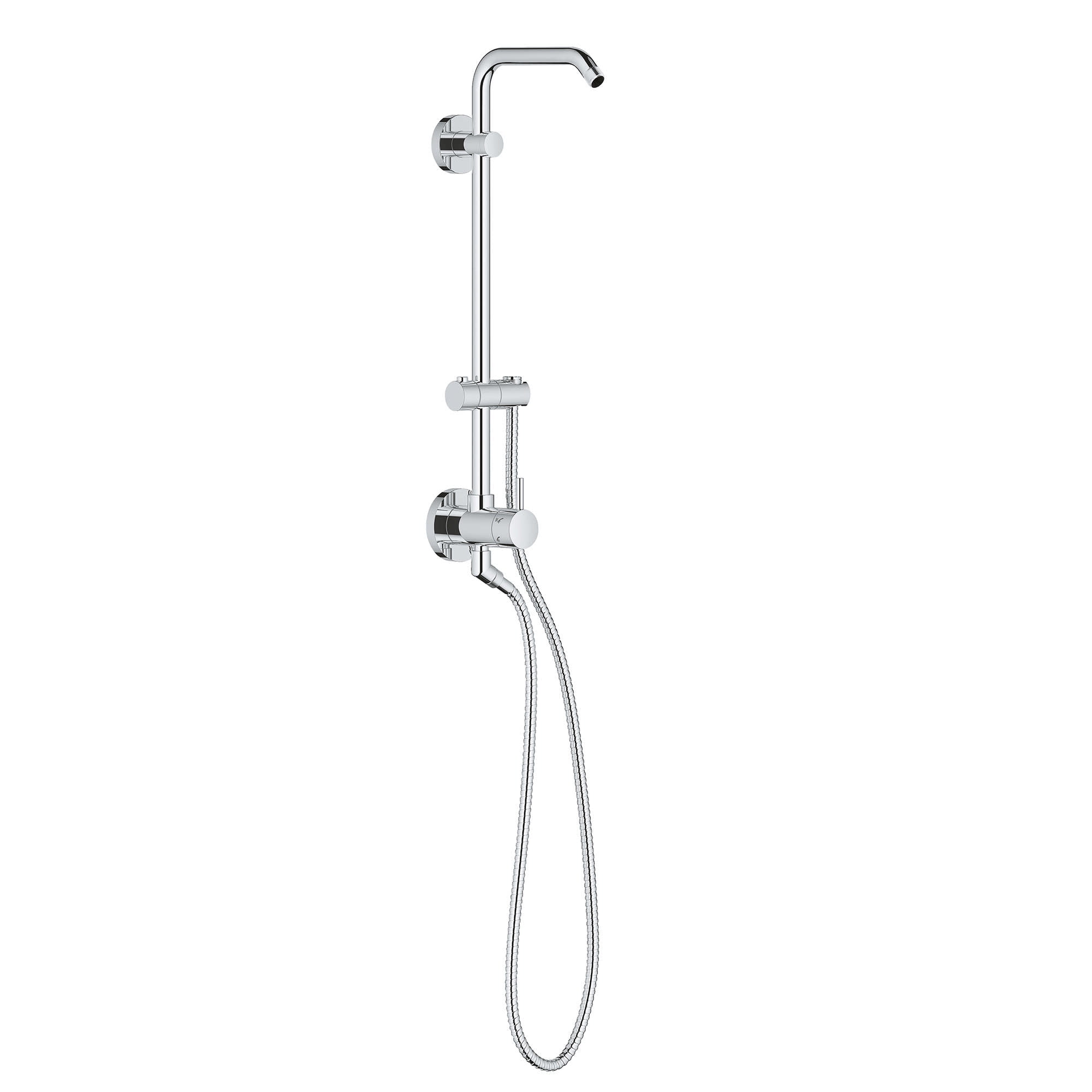 Starlight Chrome Adjustable Height Multi-head Shower System