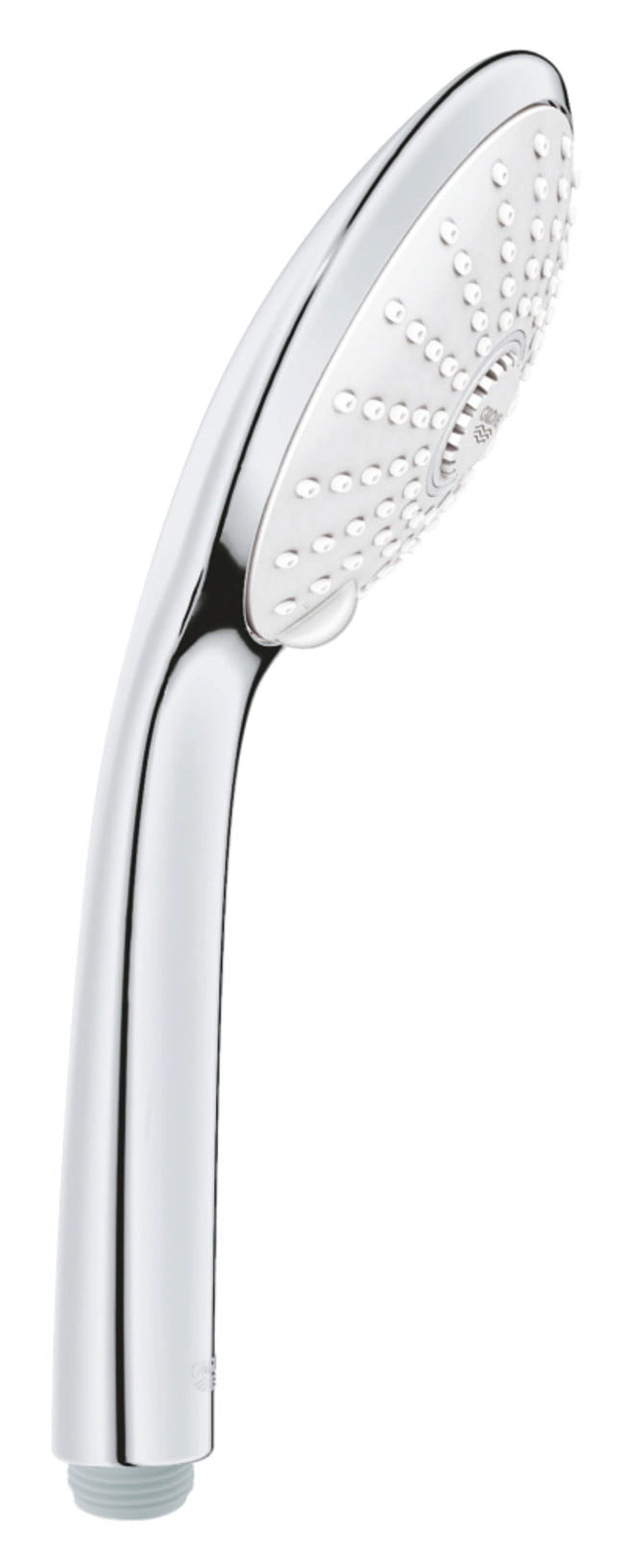 Euphoria Polished Chrome Handheld Shower Head with 3 Spray Settings
