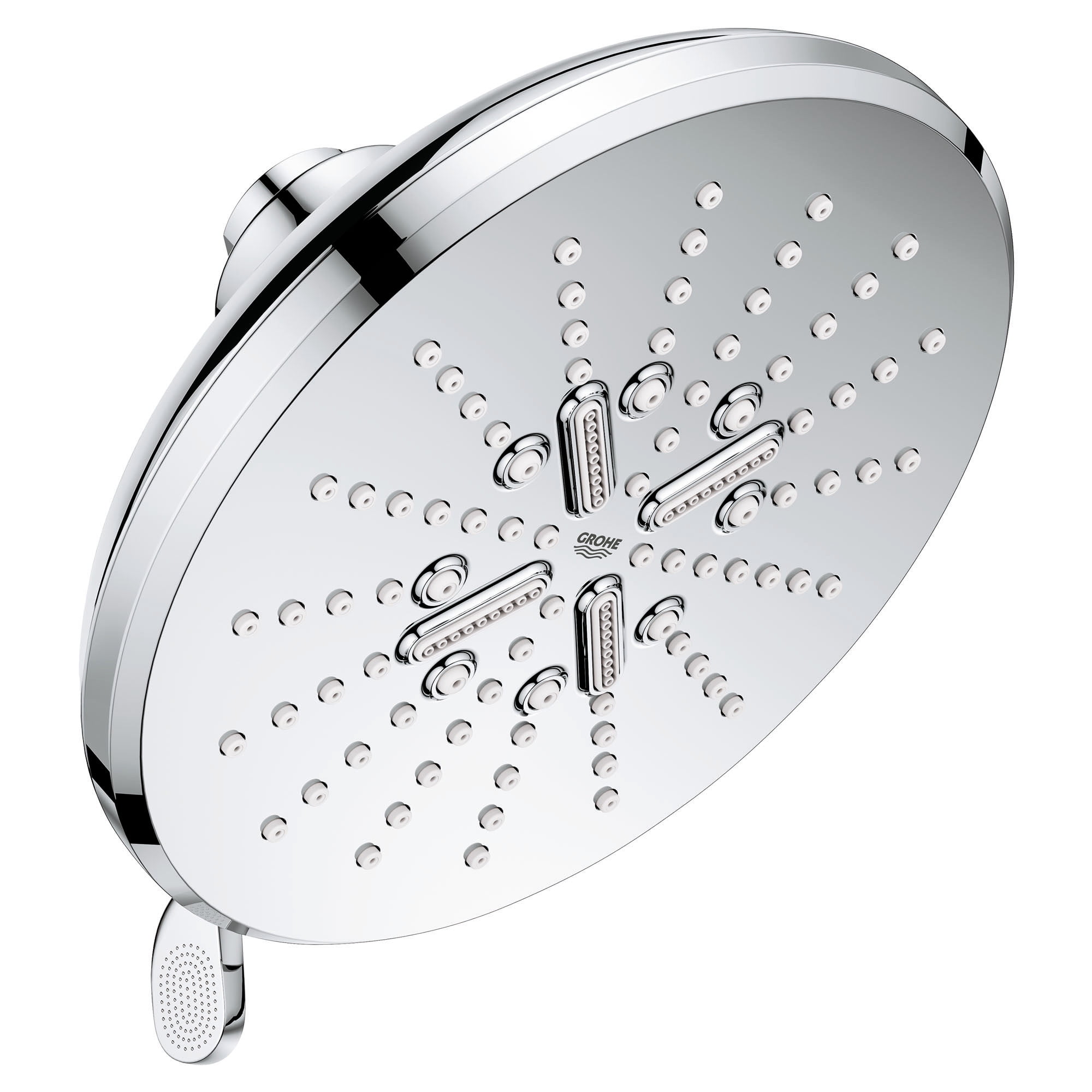 Chrome 3-Setting Wall Mounted Rain Shower Head
