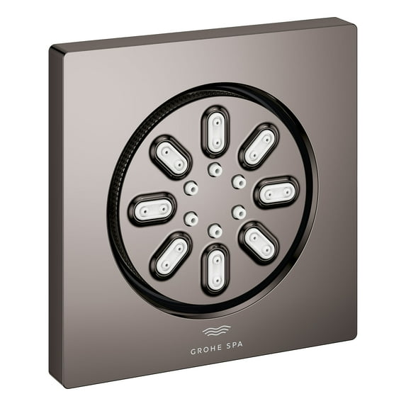 Grohe Rainshower 26845A00 Body Spray Square - 2 Sprays, 0.9 GPM in Grohe Hard Graphite