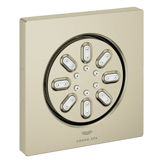 Grohe Rainshower 26845EN0 Body Spray Square - 2 Sprays, 0.9 GPM in Grohe Brushed Nickel