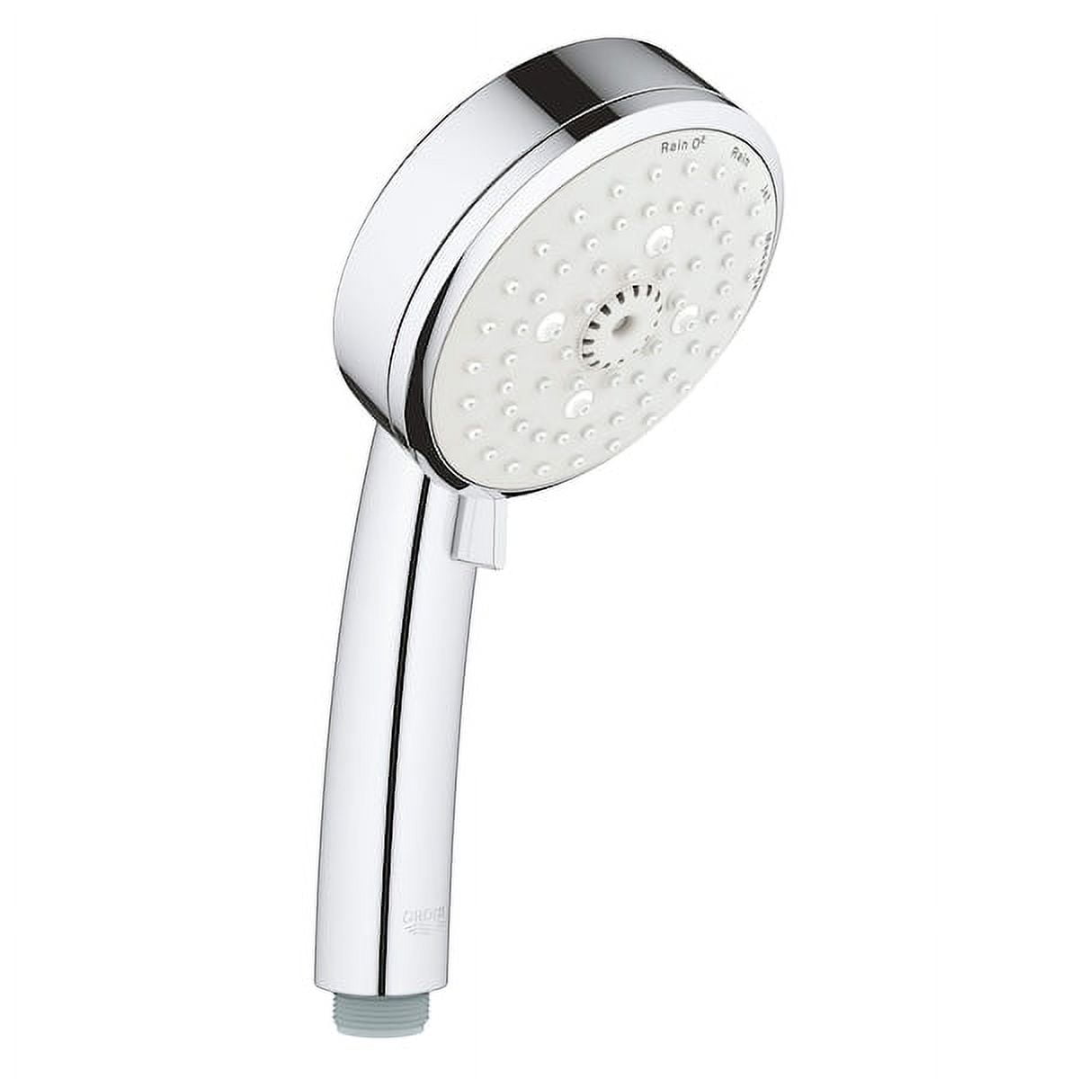Chrome Multi-Function Handheld Shower Head with 4 Sprays