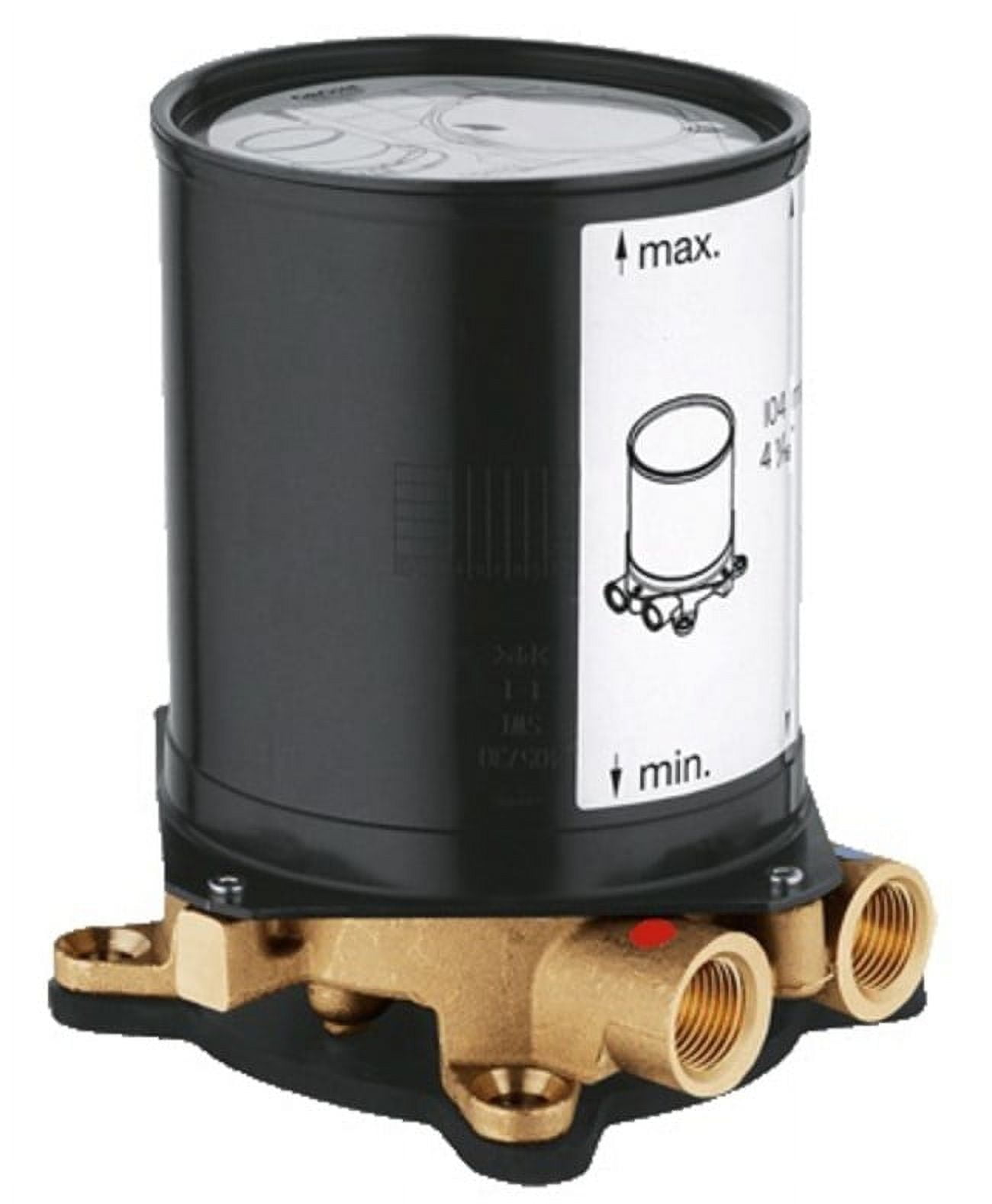 Chrome Rough-In Set for Floor Mounted Tub Filler
