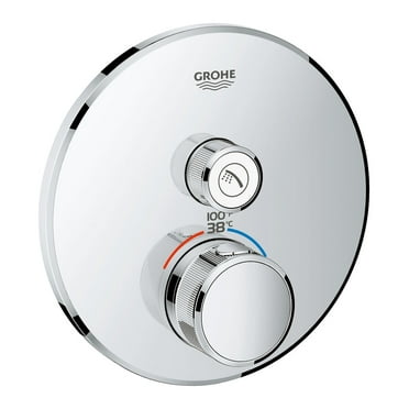 Grohe 29 136 Grohtherm Single Function Thermostatic Valve Trim Only - Chrome
