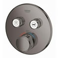 thumbnail image 1 of Grohe Grohtherm 29137A00 Dual Function Thermostatic Valve Trim in Grohe Hard Graphite, 1 of 2