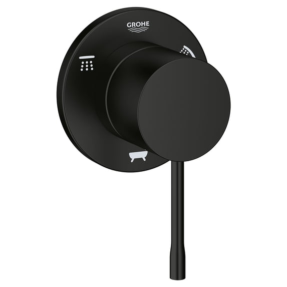 Grohe Essence 292032431 3-Way Diverter Trim in Matte Black