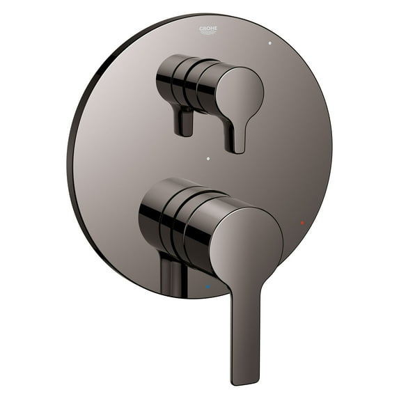 Grohe Lineare 29421A00 LINEARE PRESSURE BALANCE VALVE TRIM WITH 2-WAY DIVERTER WITH CARTRIDGE in Grohe Hard Graphite