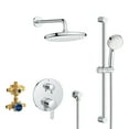 thumbnail image 1 of Grohe Cosmopolitan 29428000 COSMOPOLITAN PRESSURE BALANCE RAIN SHOWER SET in Grohe Chrome, 1 of 1