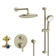 thumbnail image 1 of Grohe Cosmopolitan 29428EN0 COSMOPOLITAN PRESSURE BALANCE RAIN SHOWER SET in Grohe Brushed Nickel, 1 of 1