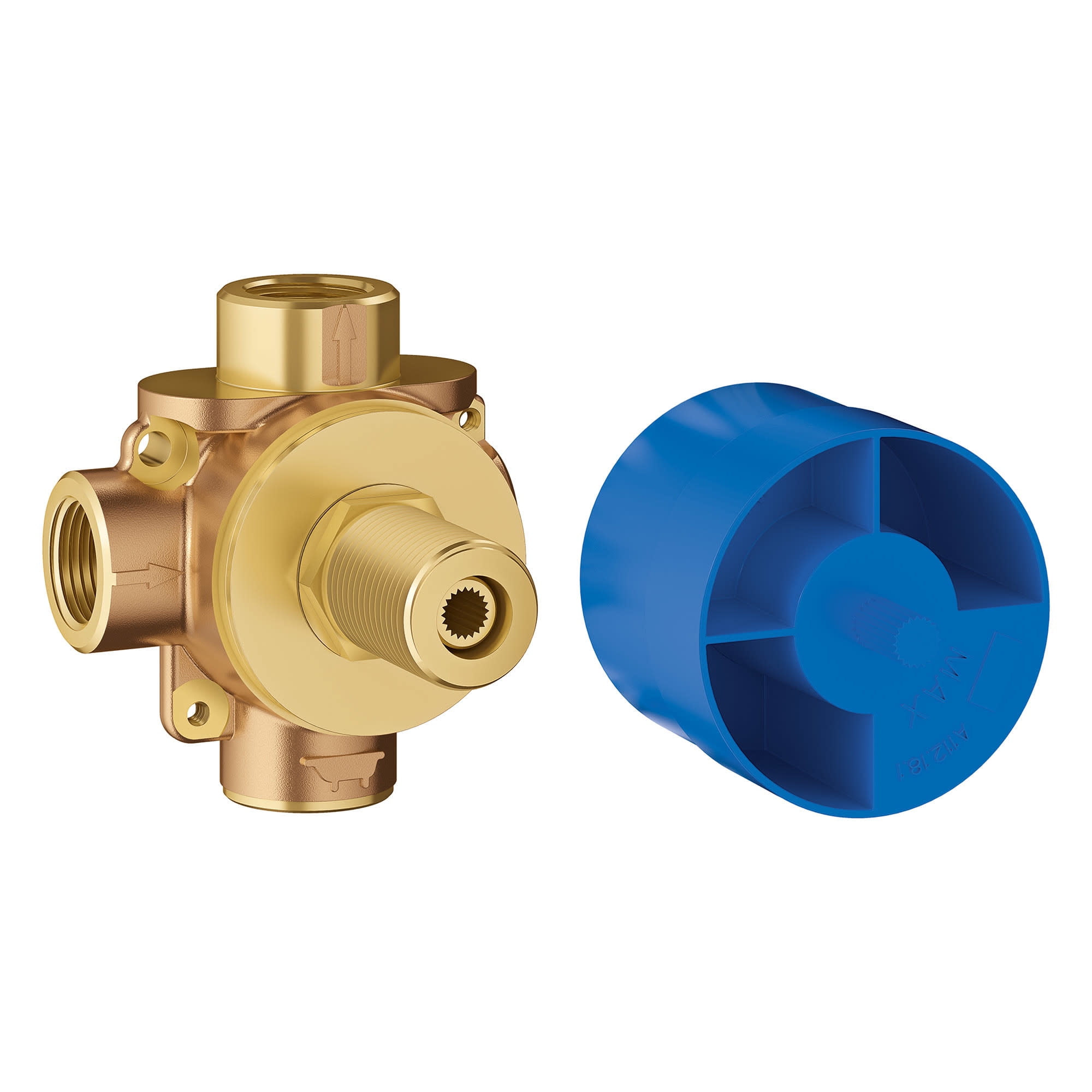 Grohe Brass and Blue 2-Way Pressure-Balancing Valve