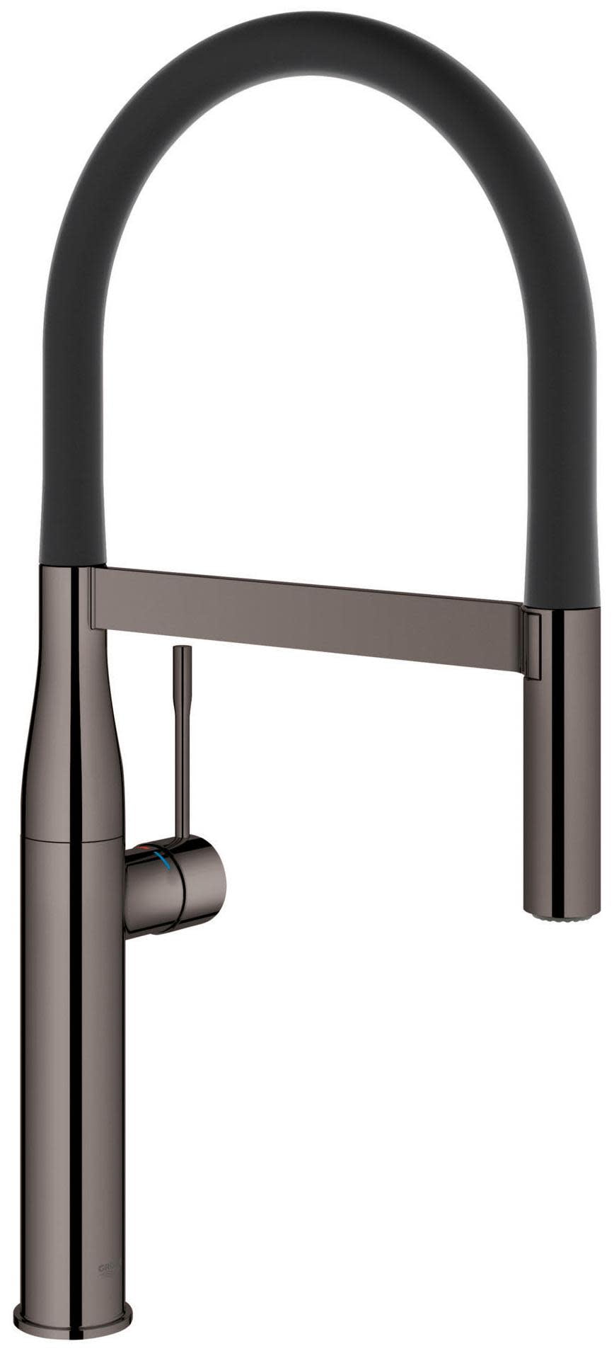 Modern Gold Metal Kitchen Faucet with Pull-out Spray