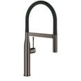 thumbnail image 1 of Grohe Essence 30295A00 Single-Handle Semi-Pro Dual Spray Kitchen Faucet 1.75 GPM in Grohe Hard Graphite, 1 of 3