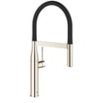 thumbnail image 1 of Grohe 30 295 Essence 1.75 GPM Single Hole Pull Out Kitchen Faucet - Nickel, 1 of 7