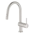 thumbnail image 1 of Grohe Minta 31359DC2 Single-Handle Pull Down Kitchen Faucet Dual Spray 1.75 GPM with Touch Technology in Grohe Supersteel, 1 of 2