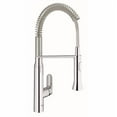 thumbnail image 1 of Grohe 31380000 K7 Medium Semi-Pro Single-Handle Standard Kitchen Faucet Starlight: Chrome, 1 of 7