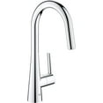 thumbnail image 1 of Grohe 32226003 Zedra Single-Handle Pull Down Kitchen Faucet Dual Spray 1.75 GPM In Starlight Chrome Finish, 1 of 5
