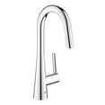 thumbnail image 1 of Grohe Zedra 32283003 Single-Handle Pull Down Dual Spray Prep Faucet 1.75 GPM in Grohe Chrome, 1 of 5
