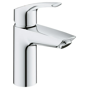 Grohe 32 643 3 Eurosmart 1.2 GPM Deck Mounted Single S-Size Hole Bathroom Faucet - Chrome