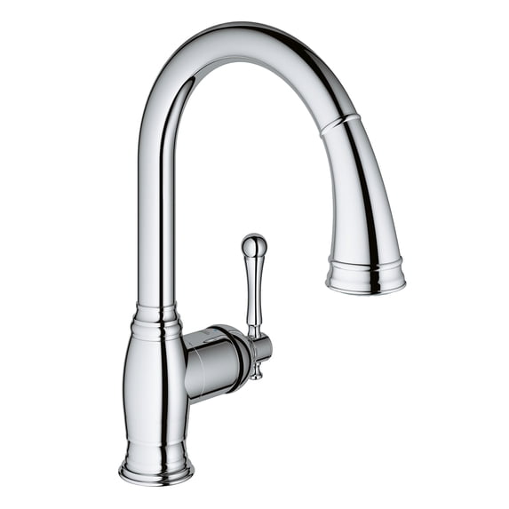 Grohe 33 870 Bridgeford Pull-Down Spray Kitchen Faucet - Chrome