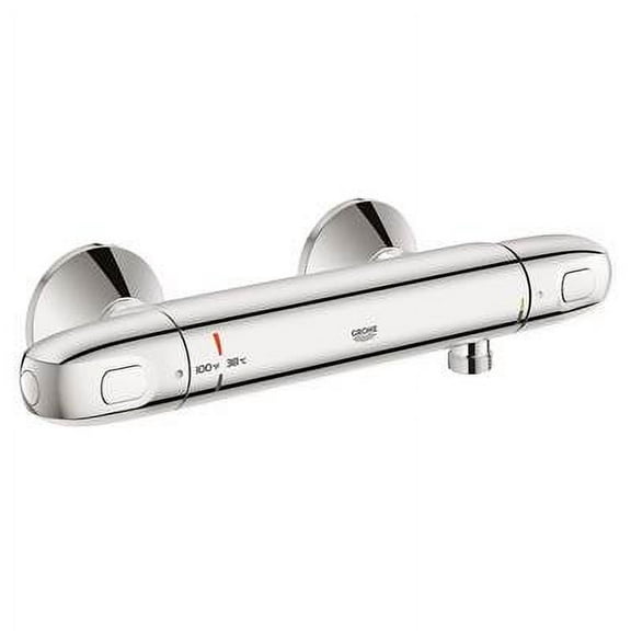 Grohe 34150003 Grohtherm 1000 2-Handle Thermostatic Shower Valve Trim: Chrome
