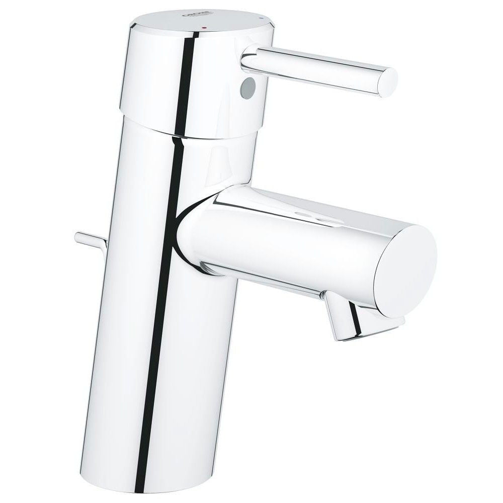 Brushed Nickel Modern Single Hole Bathroom Faucet